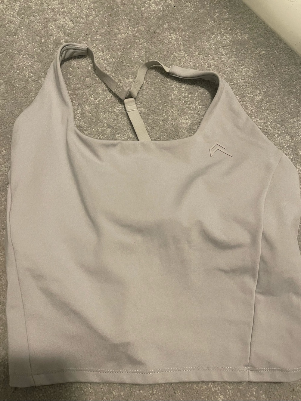 Oner Active Light Gray Tank Top with Racerback